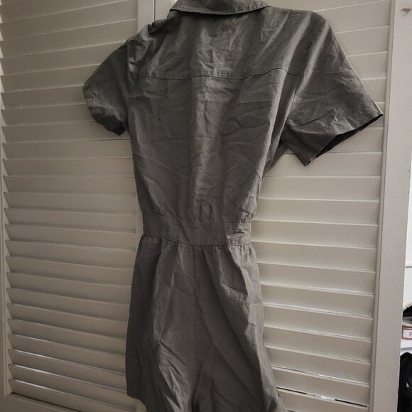 Women's Khaki Short Romper H&M Size 0 - Picture 4 of 6